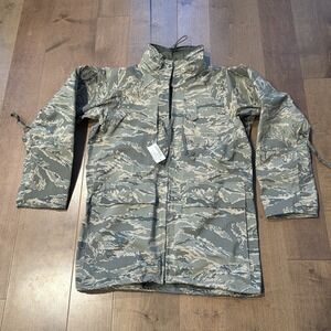 Military Jacket Men's Size Small Long Gore-Tex Camo ECWCS All Purpose Parka NWT